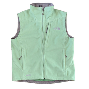 The North Face Green Wind Wall Vest Full Zip Size Large